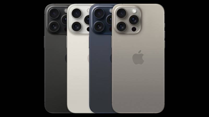 iPhone 15 Pro - Titane naturel